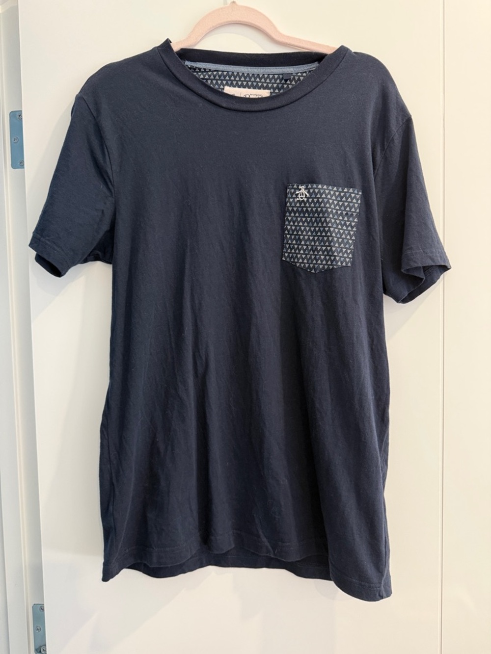 Men's Short Sleeve with Patterned Pocket